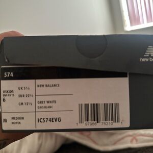 New Balance Grey and White Shoes